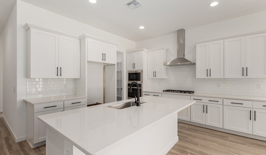 Kitchen of the Raleigh floor plan