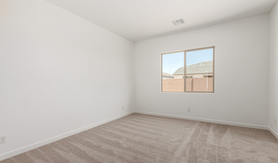 Bedroom of the Raleigh floor plan