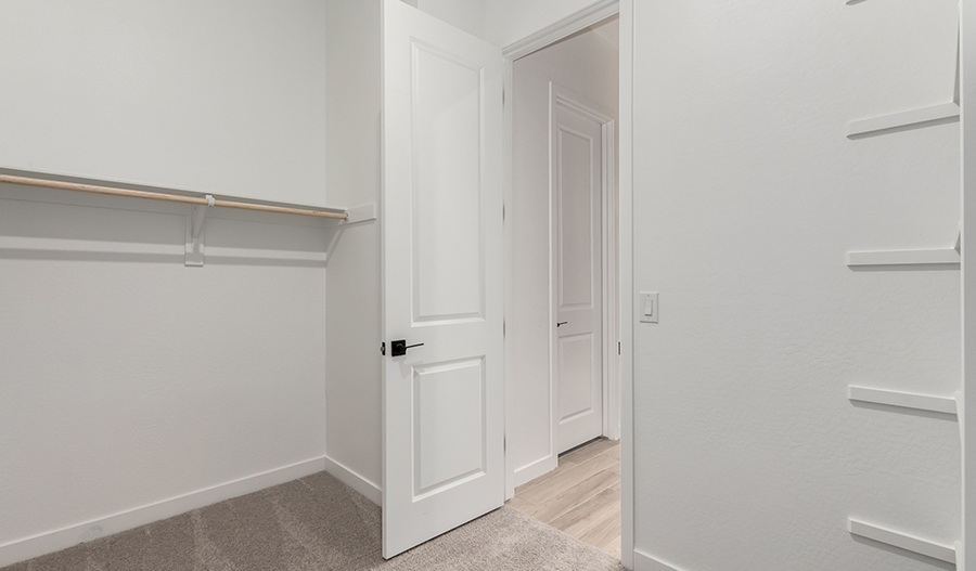 Closet of the Raleigh floor plan