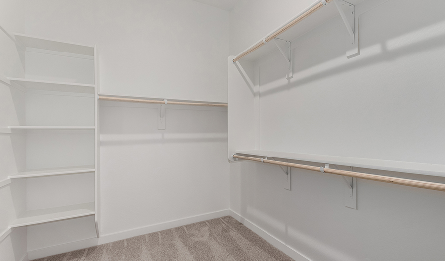 Closet of the Raleigh floor plan