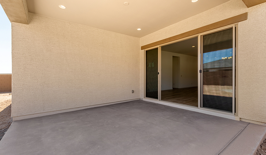 Rear Exterior of the Raleigh floor plan