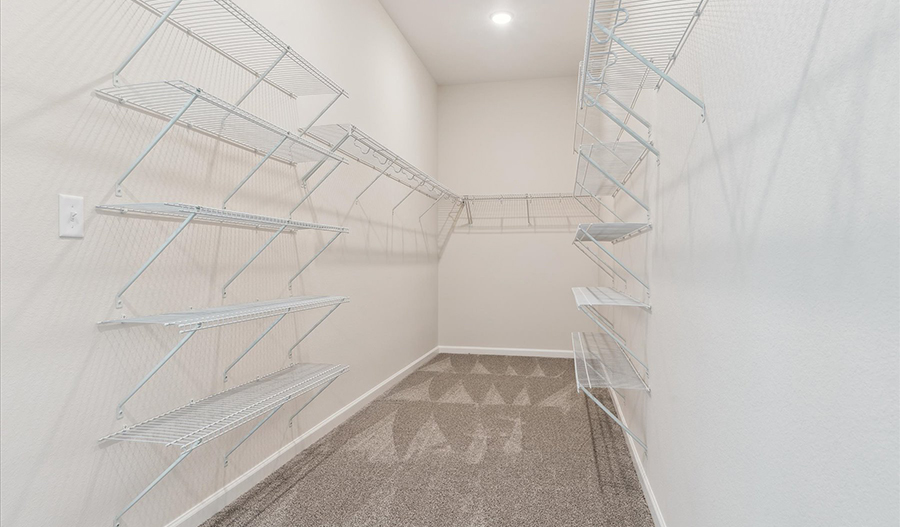 Closet of the Holbrook floor plan