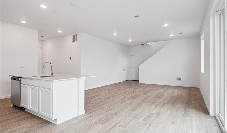 Kitchen of the Coral floor plan