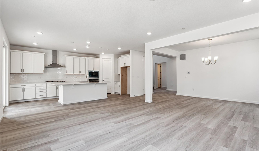 Great Room of the Leah floor plan