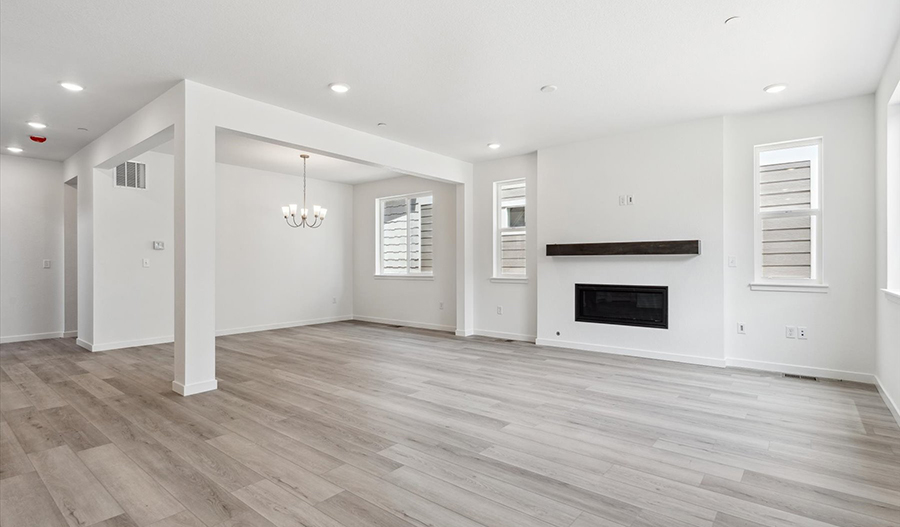 Great Room of the Leah floor plan