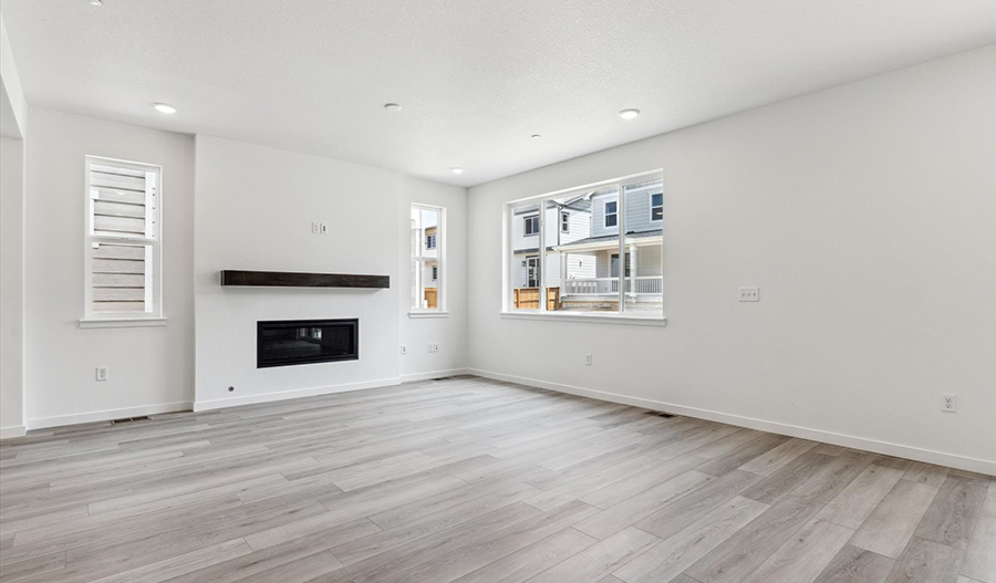 Great Room of the Leah floor plan