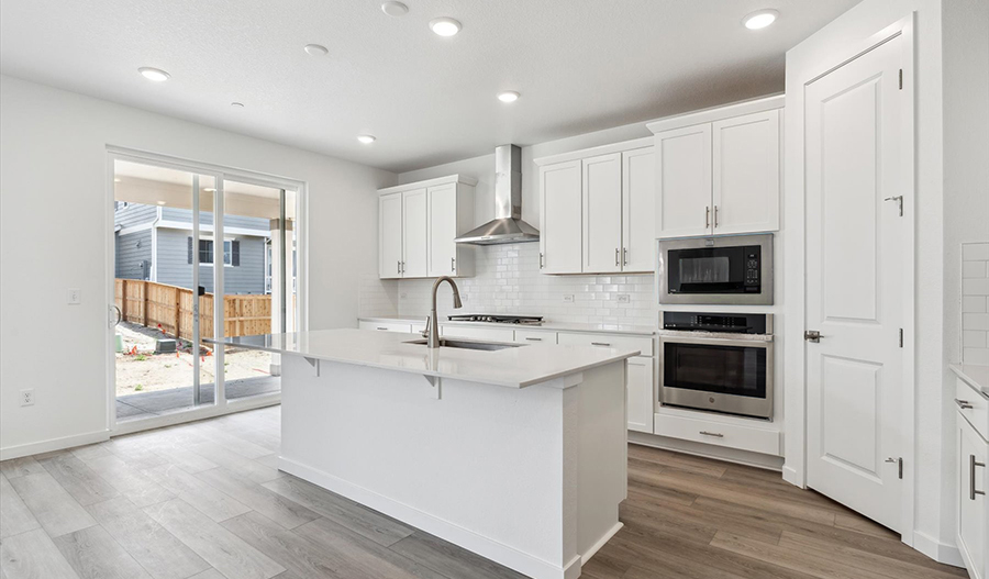 Kitchen of the Leah floor plan