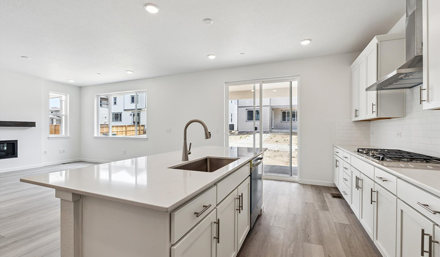 Kitchen of the Leah floor plan