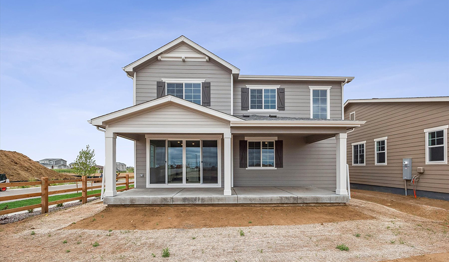 Rear Exterior of the Citrine floor plan
