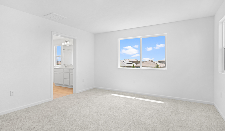 Bedroom of the Pearl floor plan