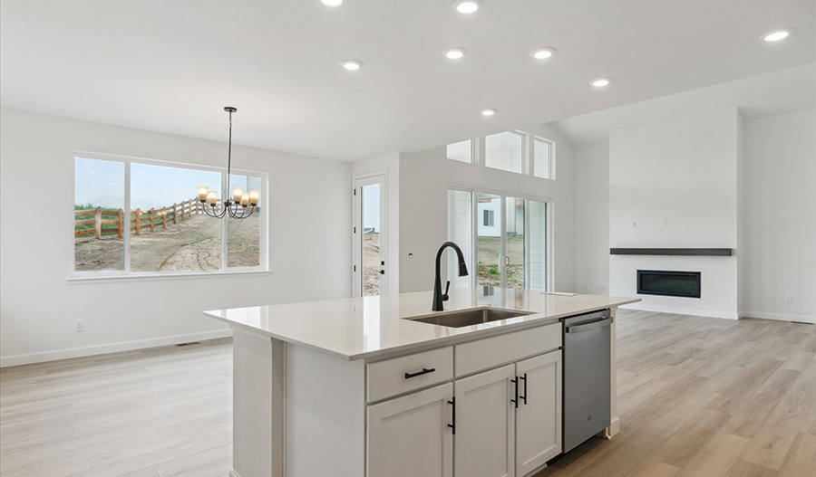 Kitchen of the Melody floor plan