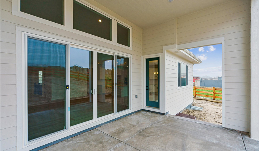 Rear Exterior of the Melody floor plan