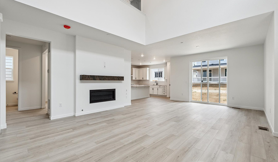 Great Room of the Layla floor plan