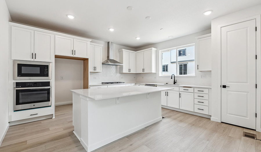 Kitchen of the Layla floor plan