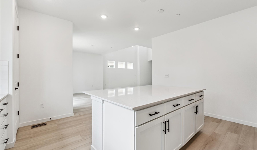Kitchen of the Layla floor plan