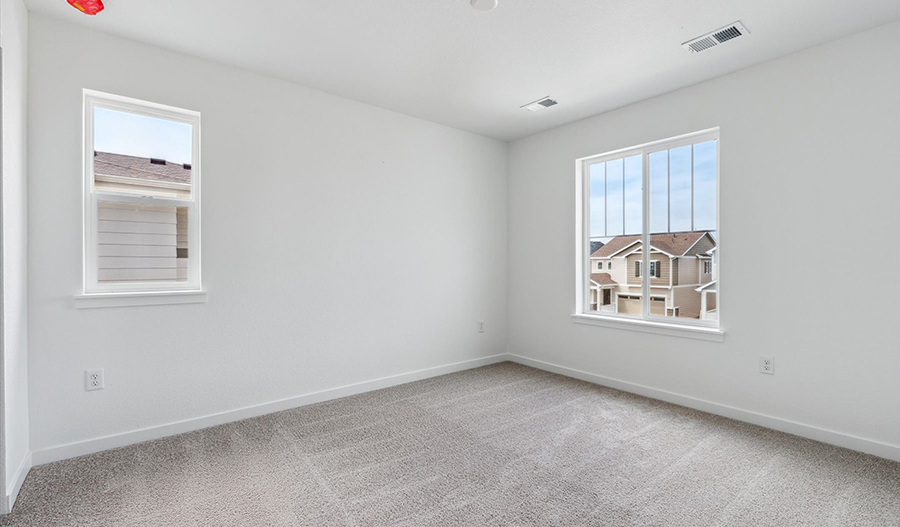 Bedroom of the Layla floor plan