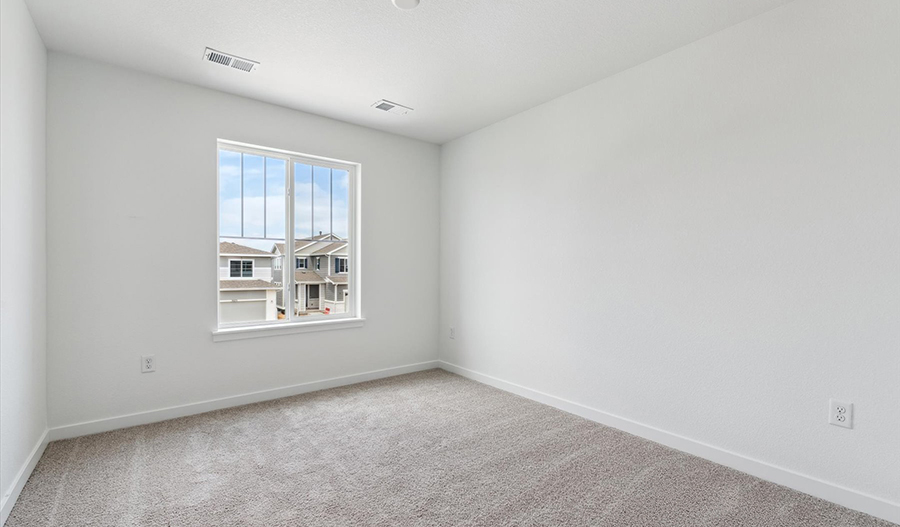 Bedroom of the Layla floor plan