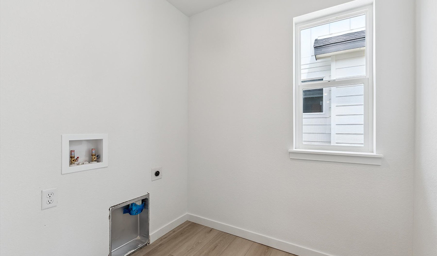 Laundry Room of the Layla floor plan