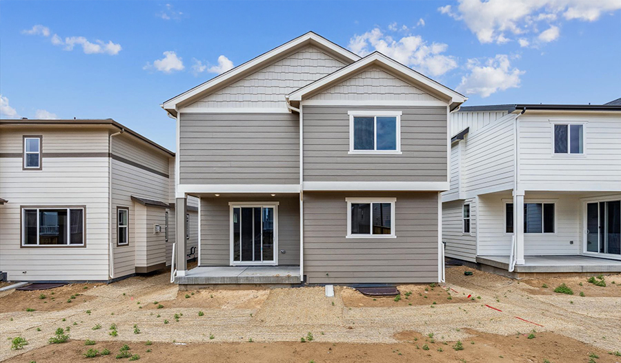 Rear Exterior of the Layla floor plan
