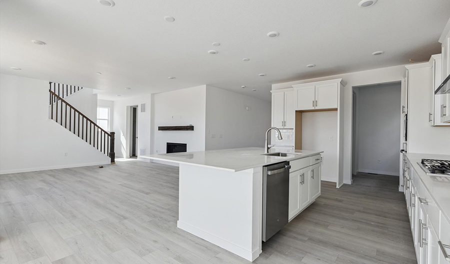 Kitchen of the Hopewell floor plan