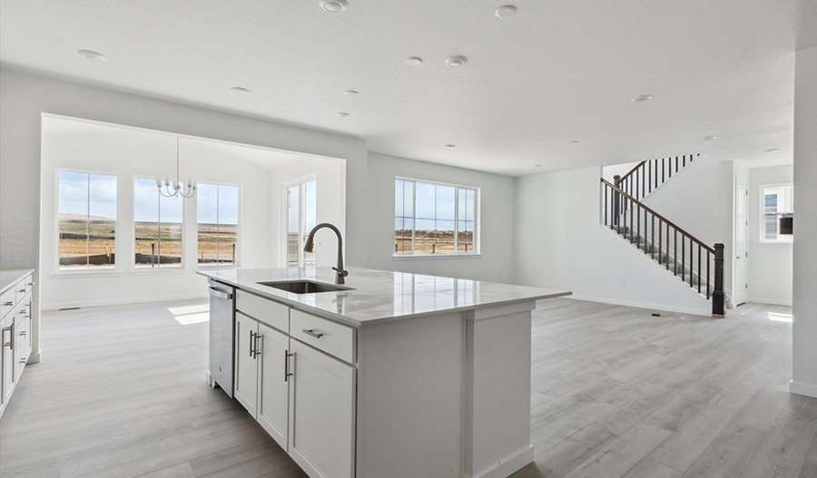 Kitchen of the Hopewell floor plan