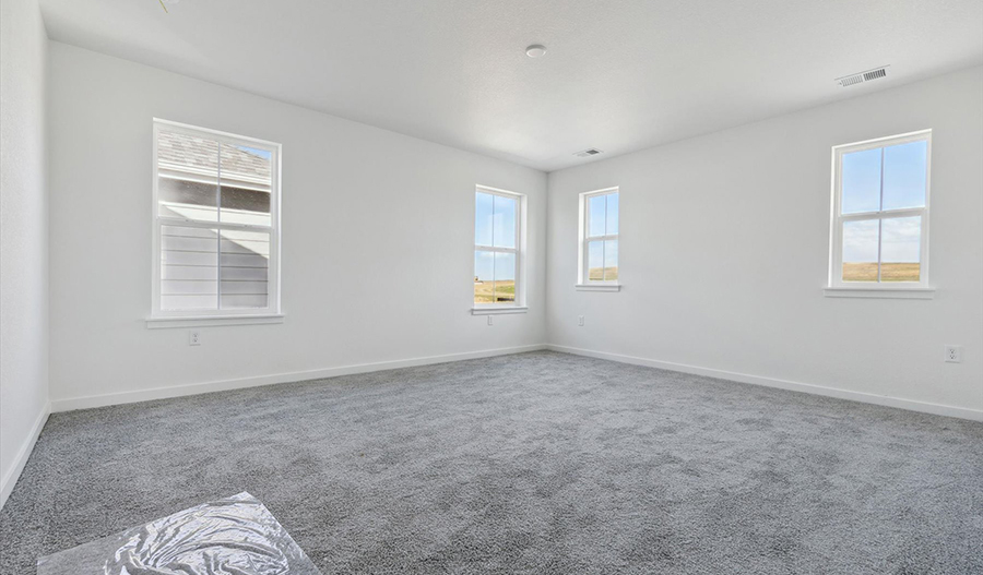 Bedroom of the Hopewell floor plan
