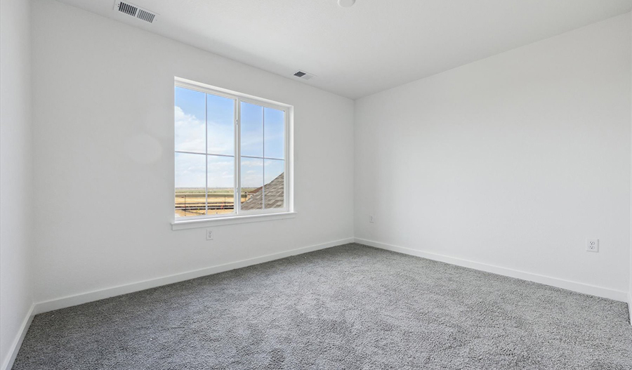 Bedroom of the Hopewell floor plan