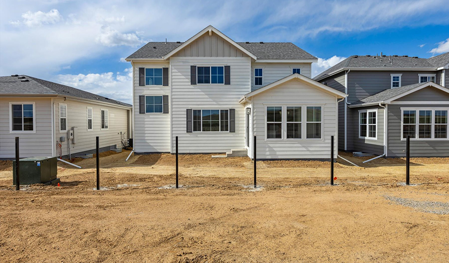 Rear Exterior of the Hopewell floor plan