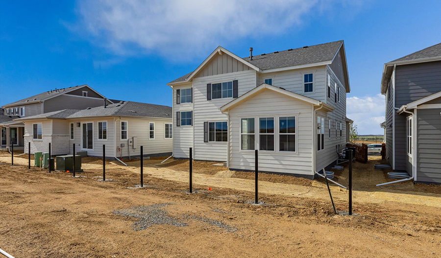 Rear Exterior of the Hopewell floor plan