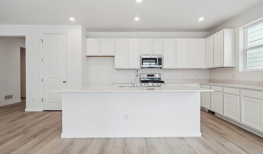 Kitchen of the Agate floor plan