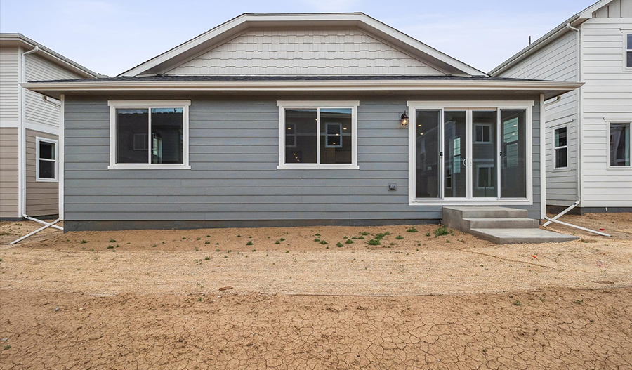 Rear Exterior of the Agate floor plan