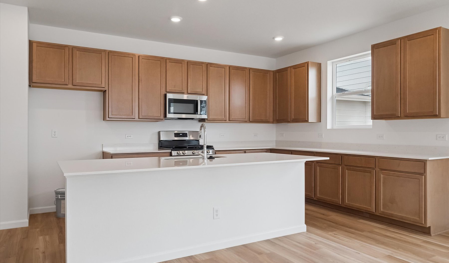 Kitchen of the Agate floor plan