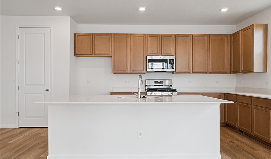 Kitchen of the Agate floor plan