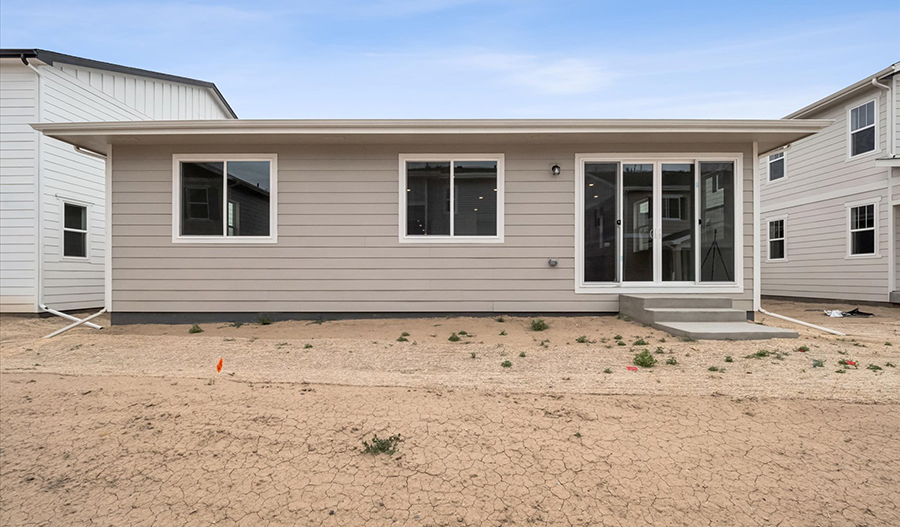 Rear Exterior of the Agate floor plan