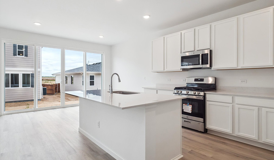 Kitchen of the Moonstone floor plan