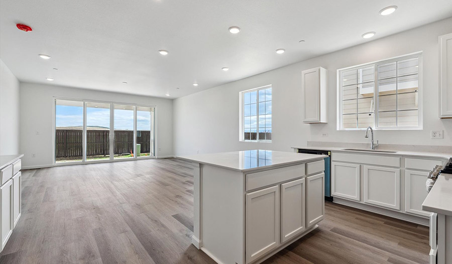 Kitchen of the Peridot floor plan