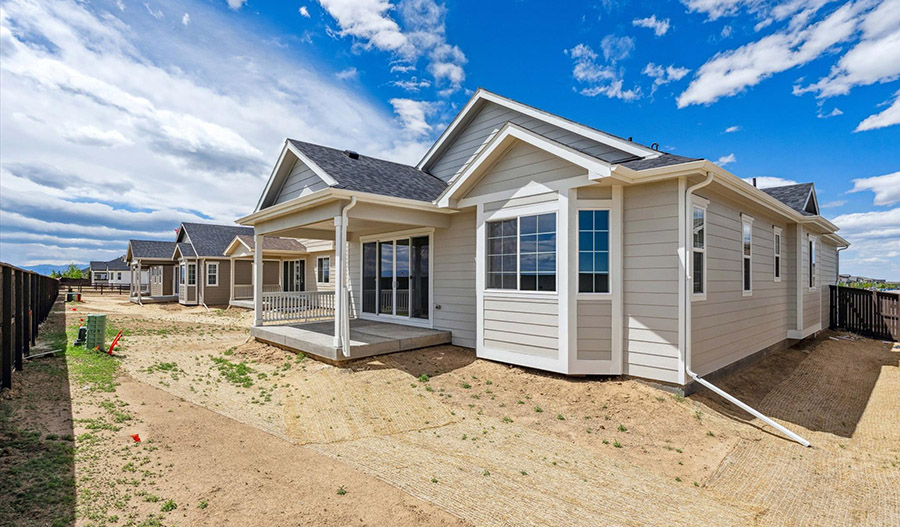 Rear Exterior of the Peridot floor plan