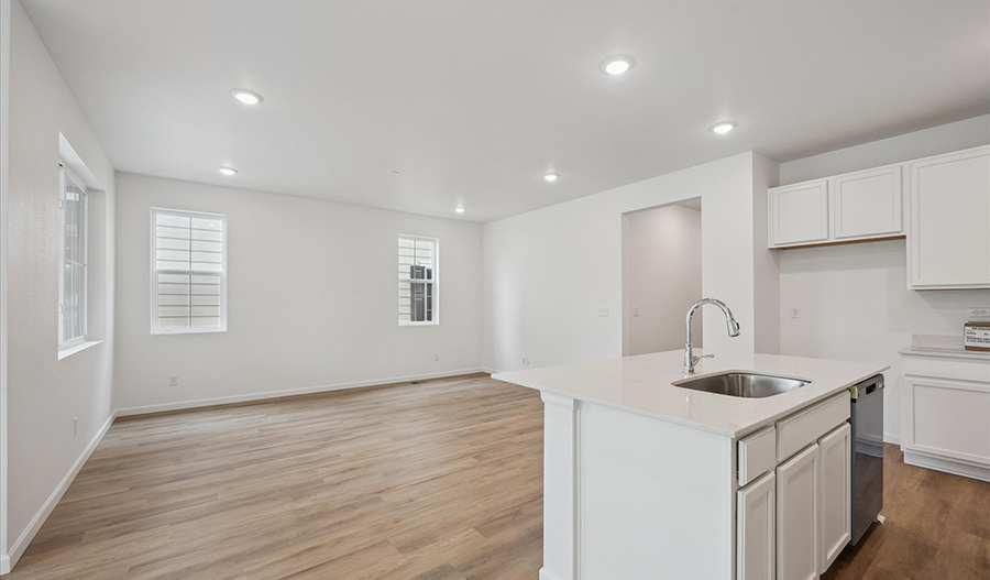 Kitchen of the Azure floor plan