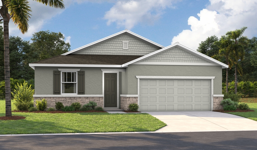 Elevation C of the Tarragon floor plan