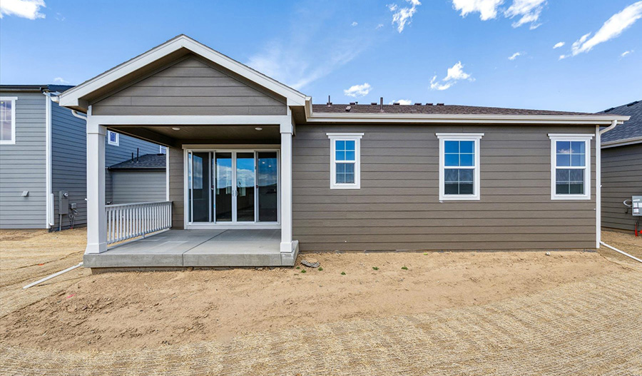 Rear Exterior of the Alexandrite floor plan