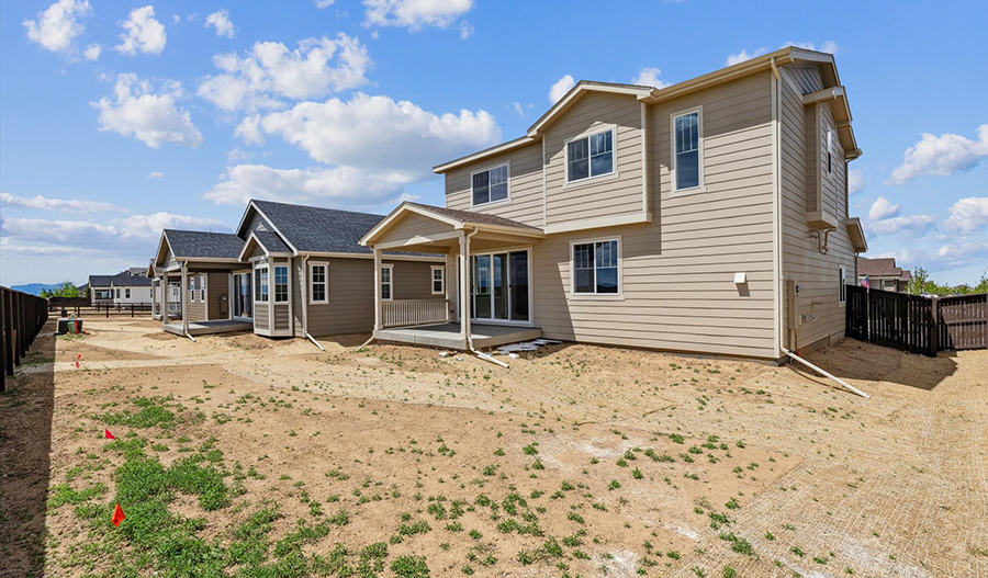 Rear Exterior of the Citrine floor plan