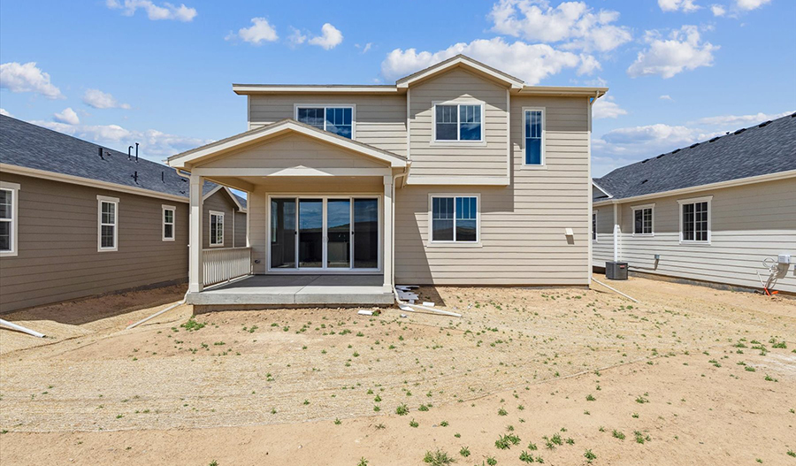 Rear Exterior of the Citrine floor plan