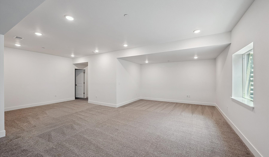Basement of the Hemingway floor plan