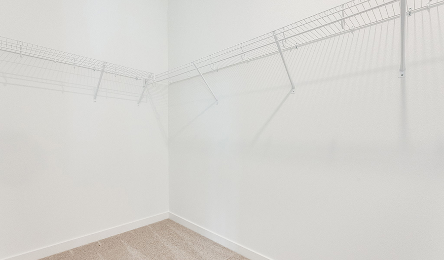 Closet of the Boston floor plan