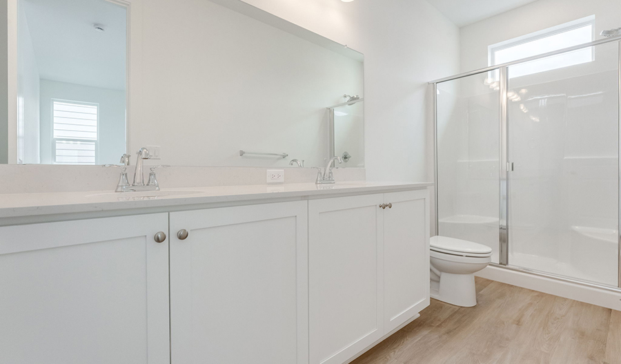 Bathroom of the Boston floor plan