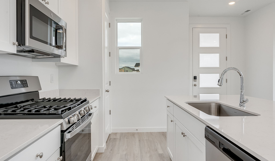 Kitchen of the Chicago floor plan