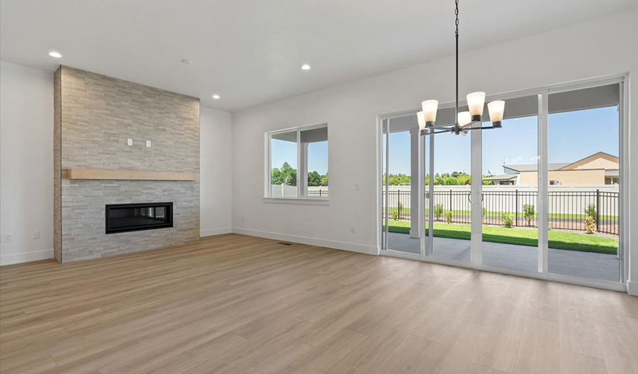 Great Room of the Arlington floor plan