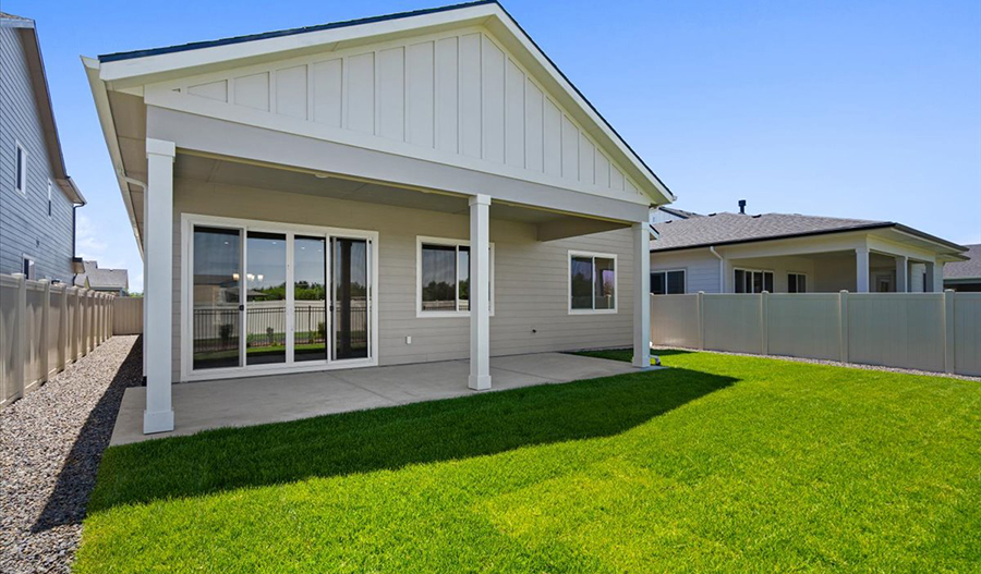 Rear Exterior of the Arlington floor plan