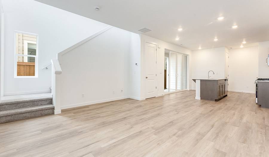 Great Room of the Boston floor plan