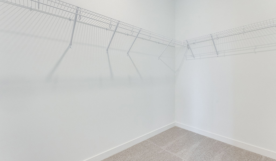 Closet of the Boston floor plan